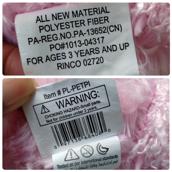 βPink Poodle Dog Puppy Plush Stuffed Animal 12" Rinco Floppy - Picture 8 of 10